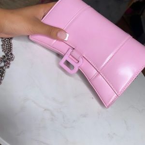 Chain Hourglass Pink Balenciaga Wallet